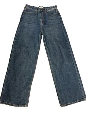 JBD Jeans Just Black Denim Women’s Size 30 Kenna Skater Wide Leg Medium Wash